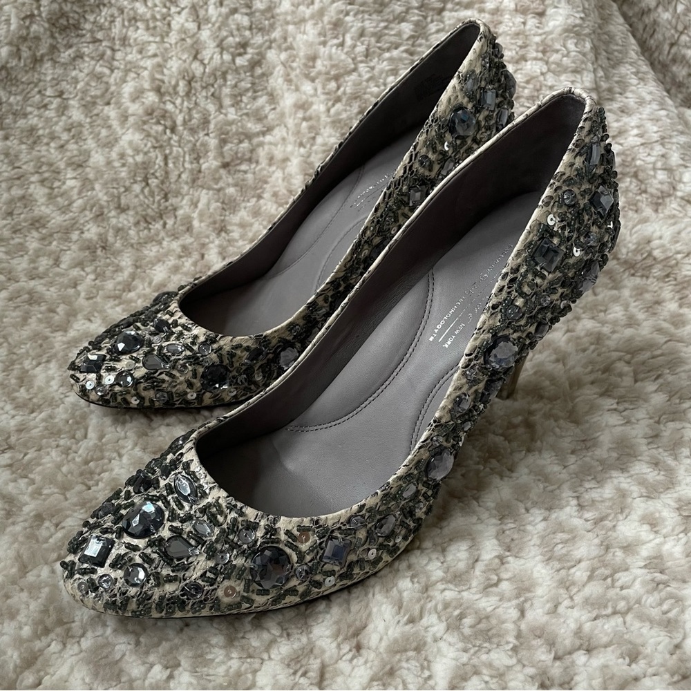 NWT Kenneth Cole New York Rhinestone High Heels
